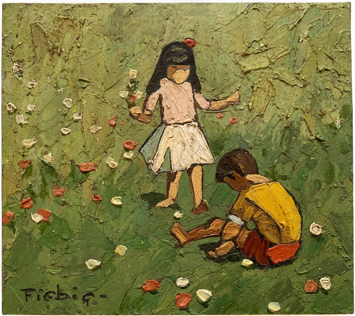 Frédèric Fiebig | Picking flowers | MutualArt