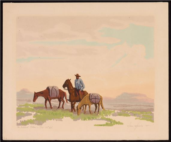 Glenn Wheete | The Belated Rider (1935) | MutualArt