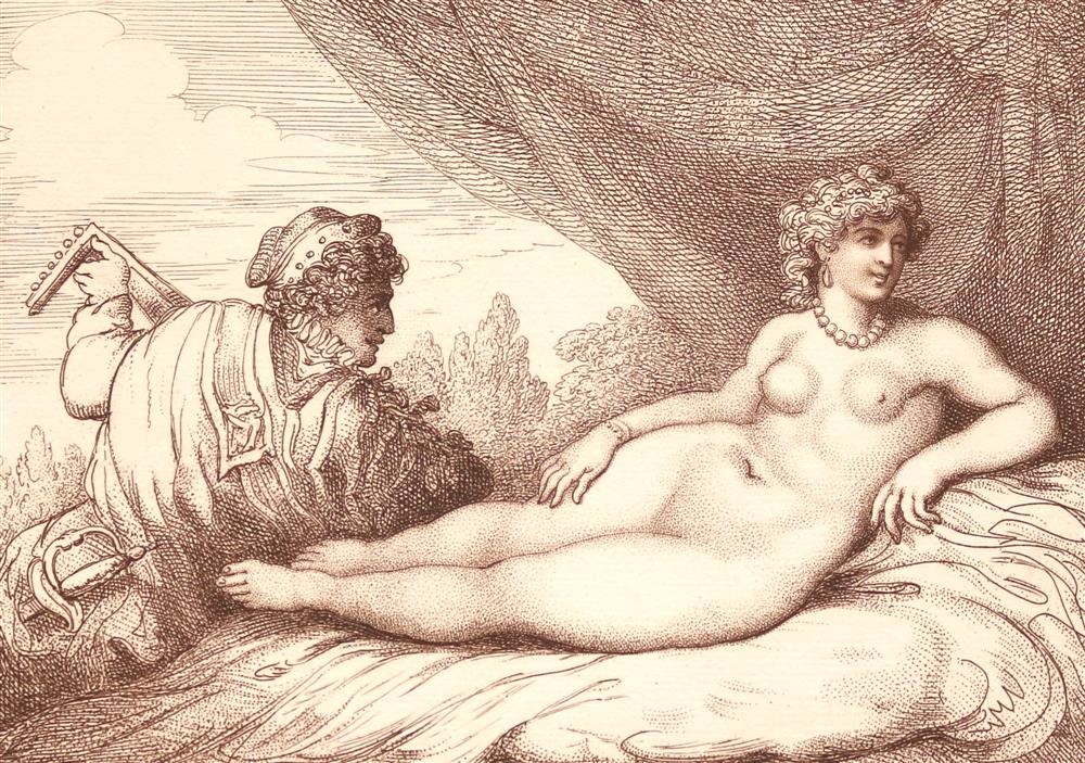 The Serenade, 1799, by Thomas Rowlandson, 1799