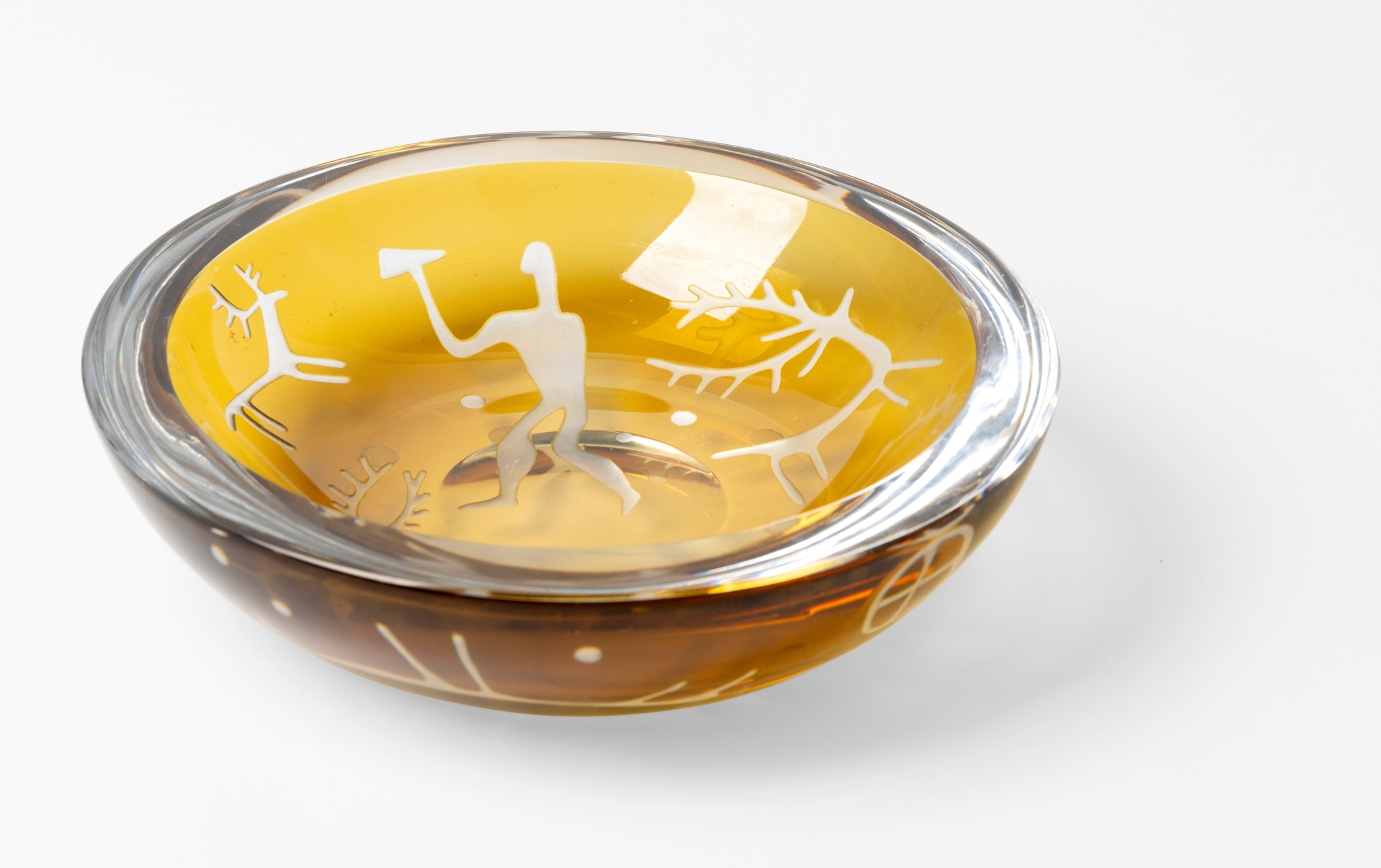 Vicke Lindstrand | Caveman Bowl | MutualArt