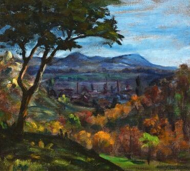 Nagybányai táj by Sebestyén Shakirov