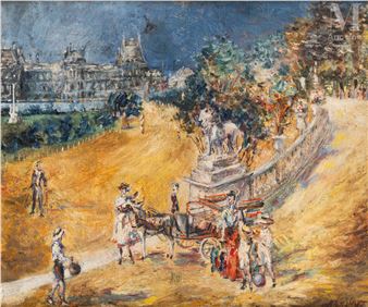 Promenade au jardin du Luxembourg - Alexis Paul Arapoff