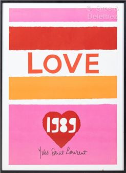 Yves Saint Laurent | LOVE (1989) | MutualArt