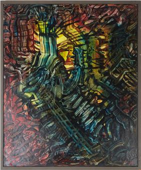 Abstracted with Primary Colors, - Mary Golleher Sumer