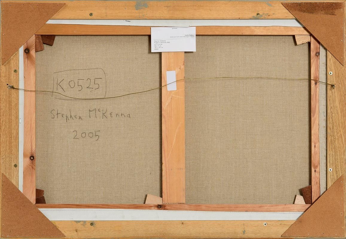 Artwork by Stephen McKenna, Pitigliano with Birds (2005), Made of oil on canvas