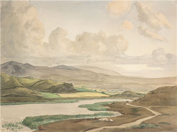 Randolph Schwabe | LANDSCAPE WITH LAKE | MutualArt