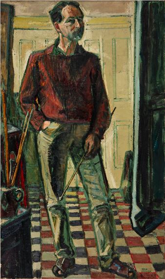 SELF-PORTRAIT by Hugh Cronyn, Painted circa 1960