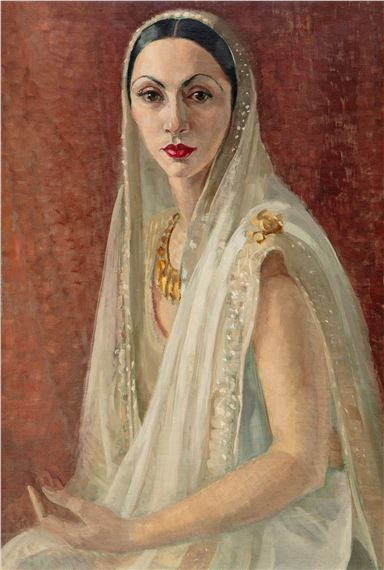 PORTRAIT OF VERA PANTRA by Hedwig Esther Pilitz