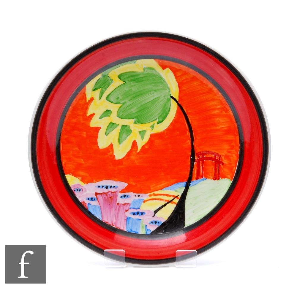 Clarice Cliff | A contemporary Bizarre Craft pottery plate by Rene Dale ...