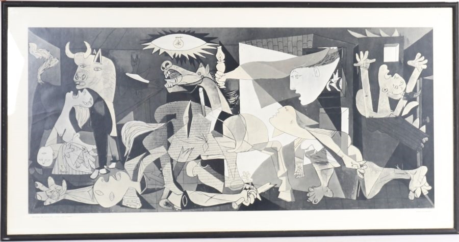 Artwork by Pablo Picasso, GUERNICA, Made of Color print on paper