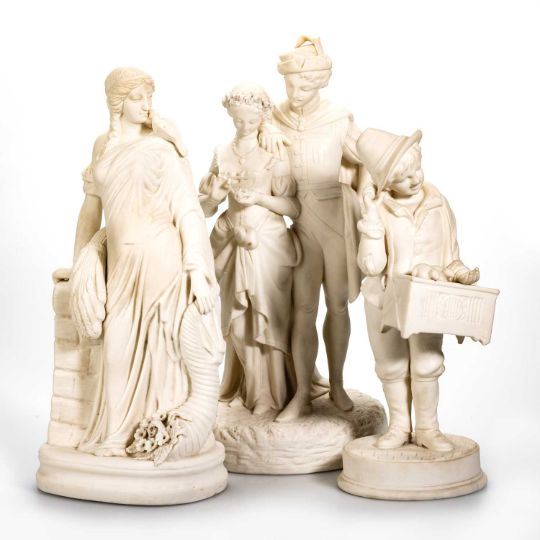 William Boyton Kirk | A WORCESTER PARIAN FIGURE, 'FAUST & MARGRET ...