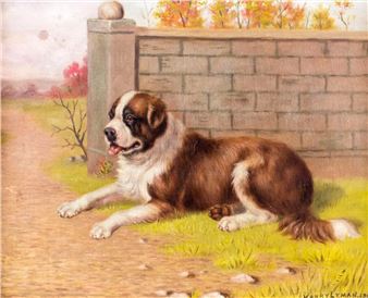 Saint Bernard Dog - Harry Lyman