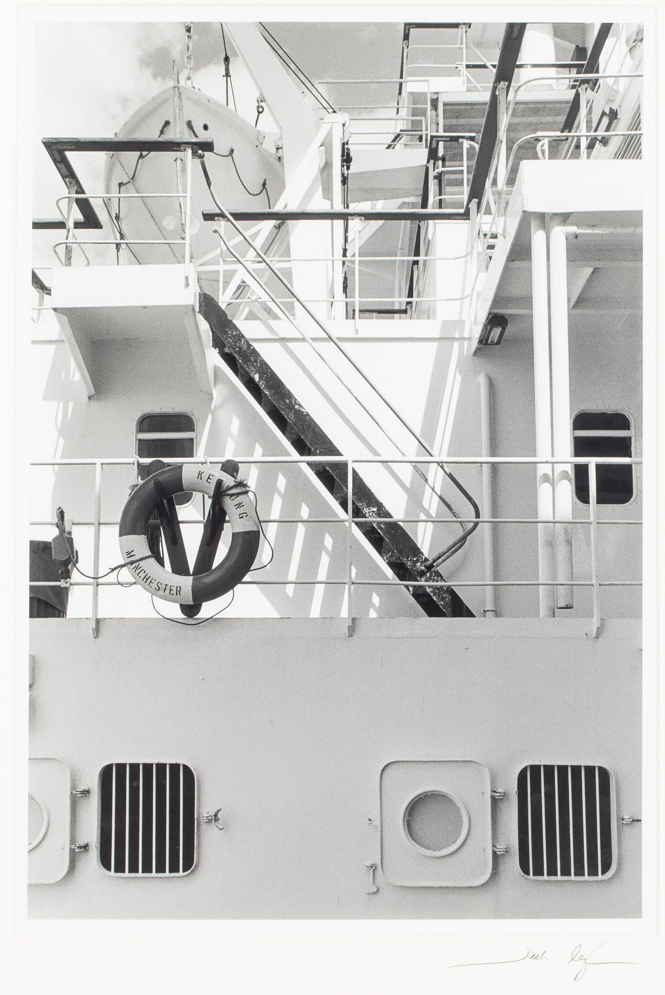 Artwork by Jack Leigh, Steps and Shadows, Made of Silver Gelatin Print