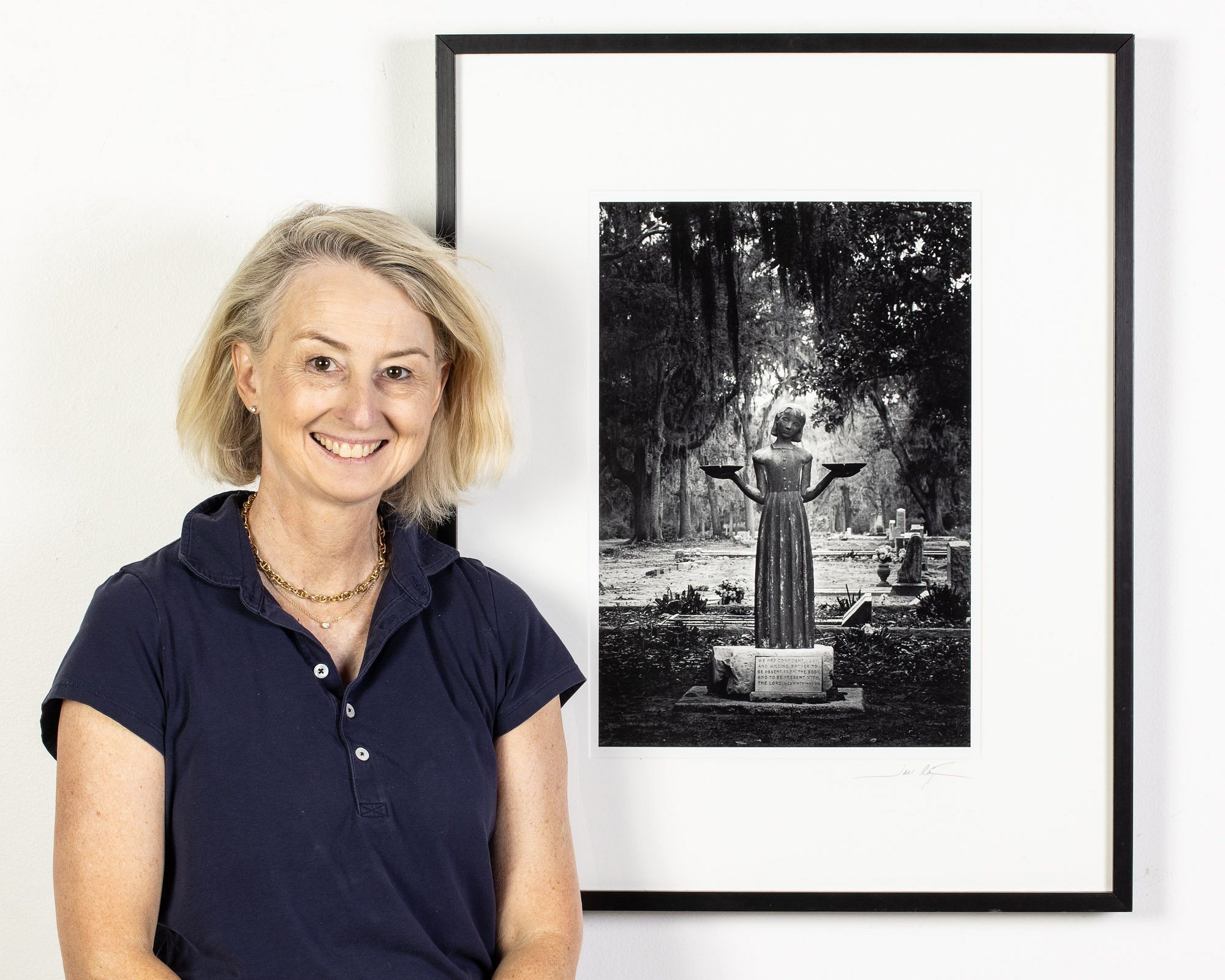Artwork by Jack Leigh, Midnight, Bonaventure Cemetery, Made of Silver Gelatin Print