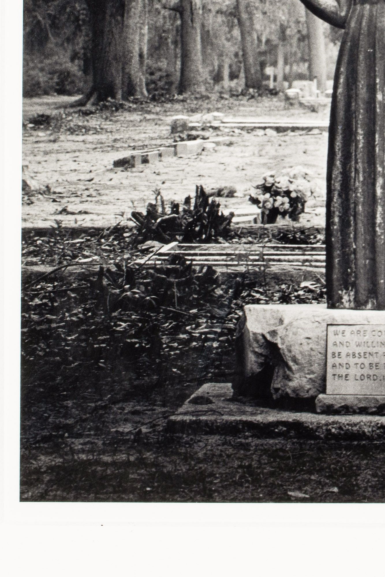 Artwork by Jack Leigh, Midnight, Bonaventure Cemetery, Made of Silver Gelatin Print