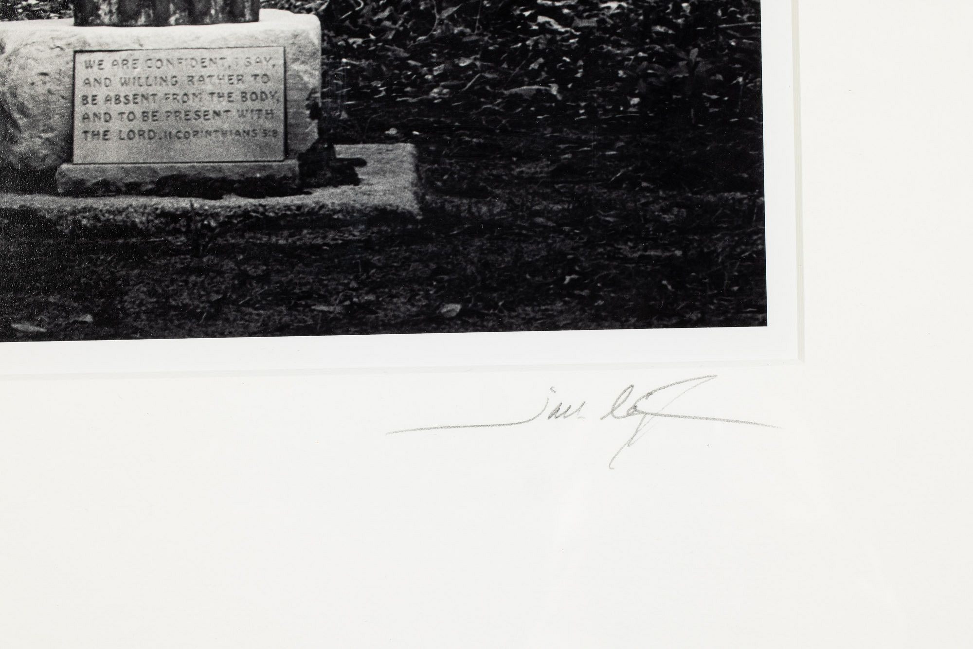 Artwork by Jack Leigh, Midnight, Bonaventure Cemetery, Made of Silver Gelatin Print