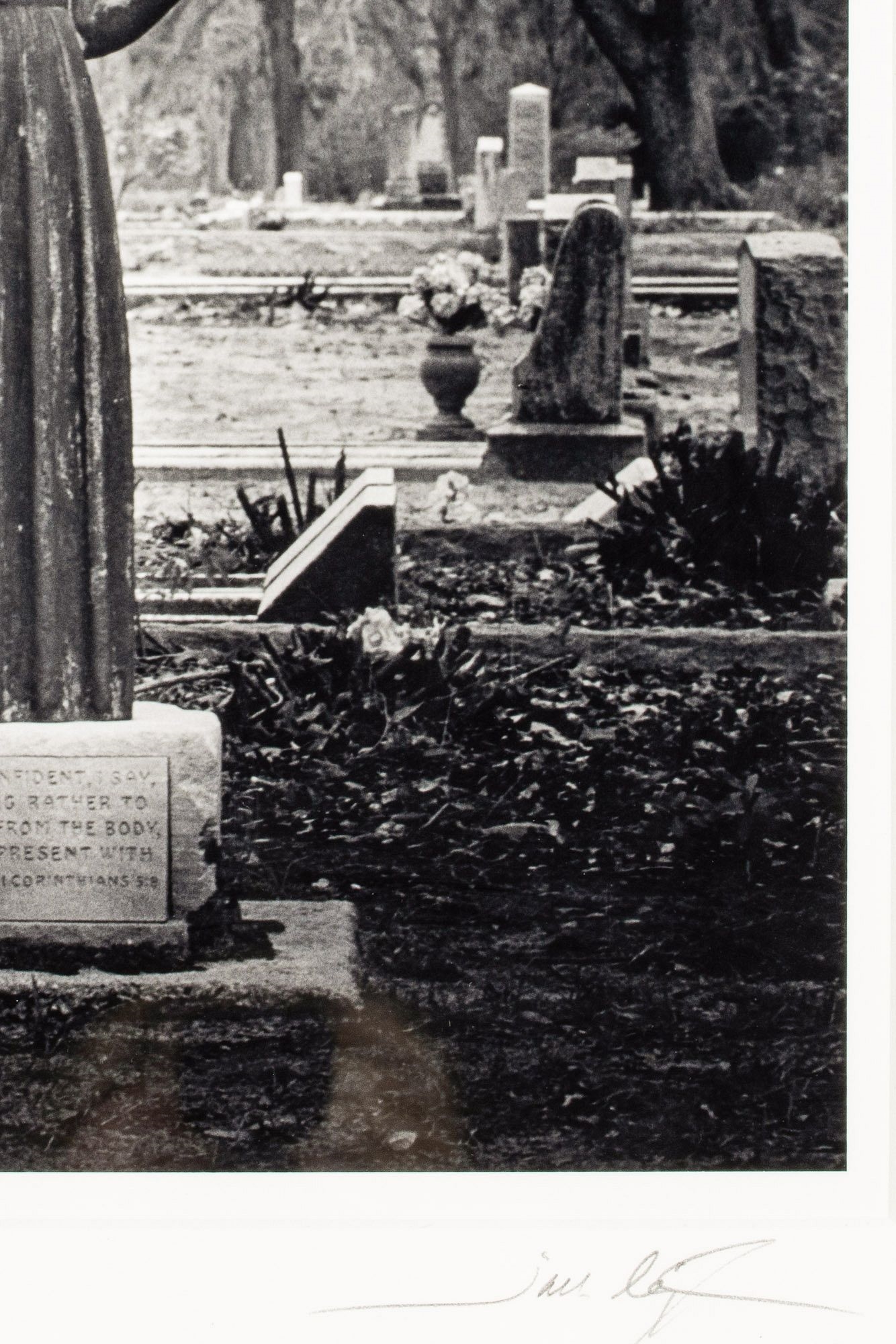 Artwork by Jack Leigh, Midnight, Bonaventure Cemetery, Made of Silver Gelatin Print