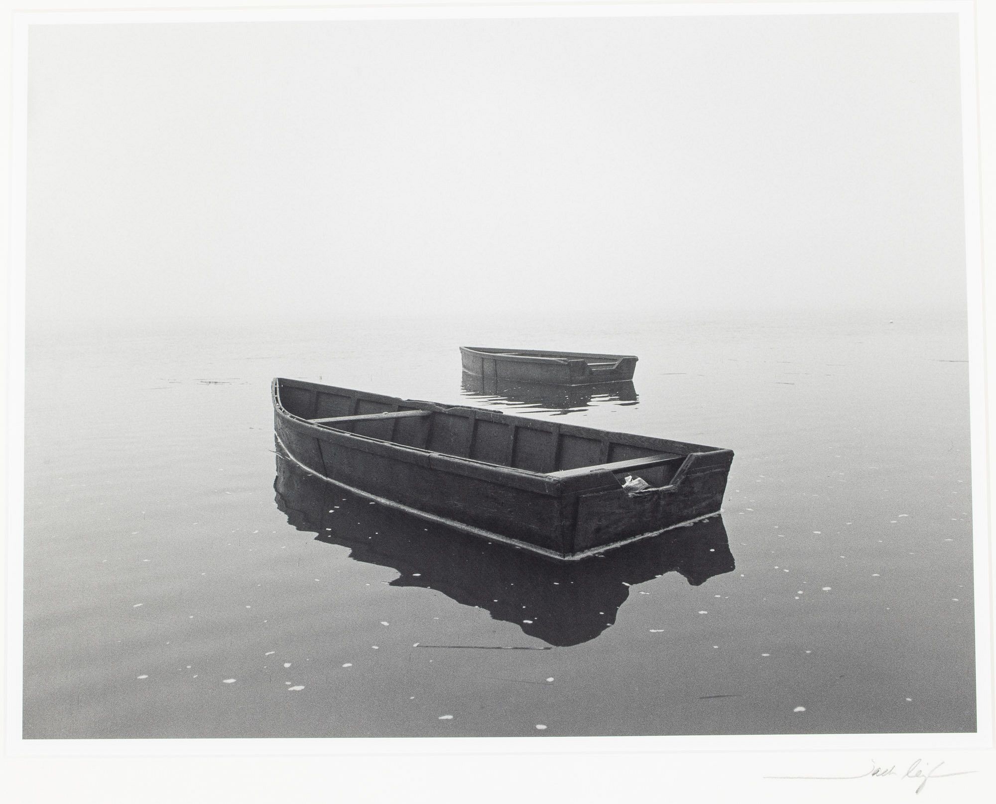 Artwork by Jack Leigh, Two Bateaux, Made of Silver Gelatin Print