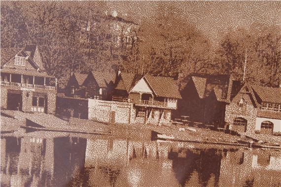 Richard Ehrlich | Boat House Row Photo-Lithograph By Richard