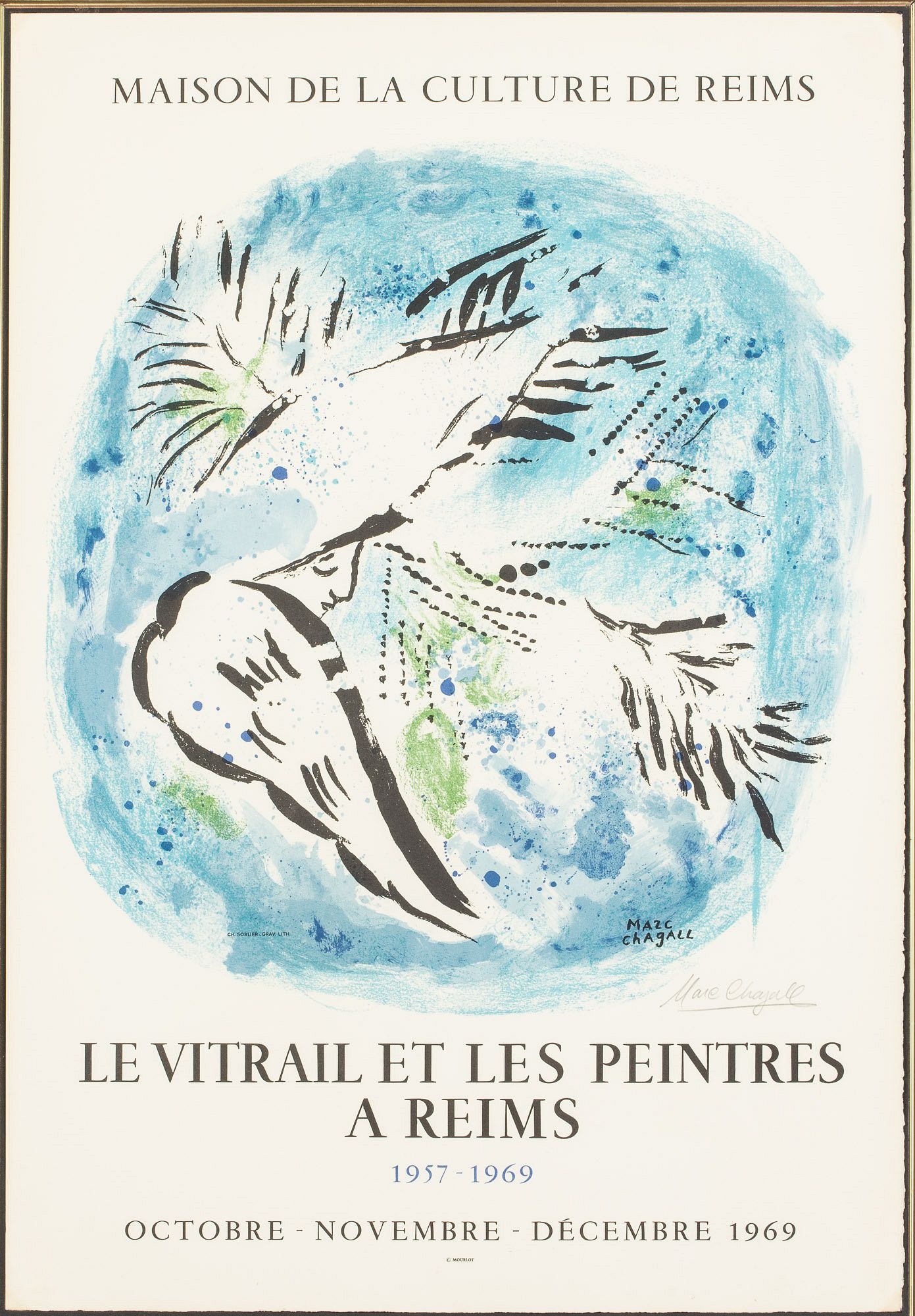 Le Vitrail et Les Peintres a Reims by Marc Chagall