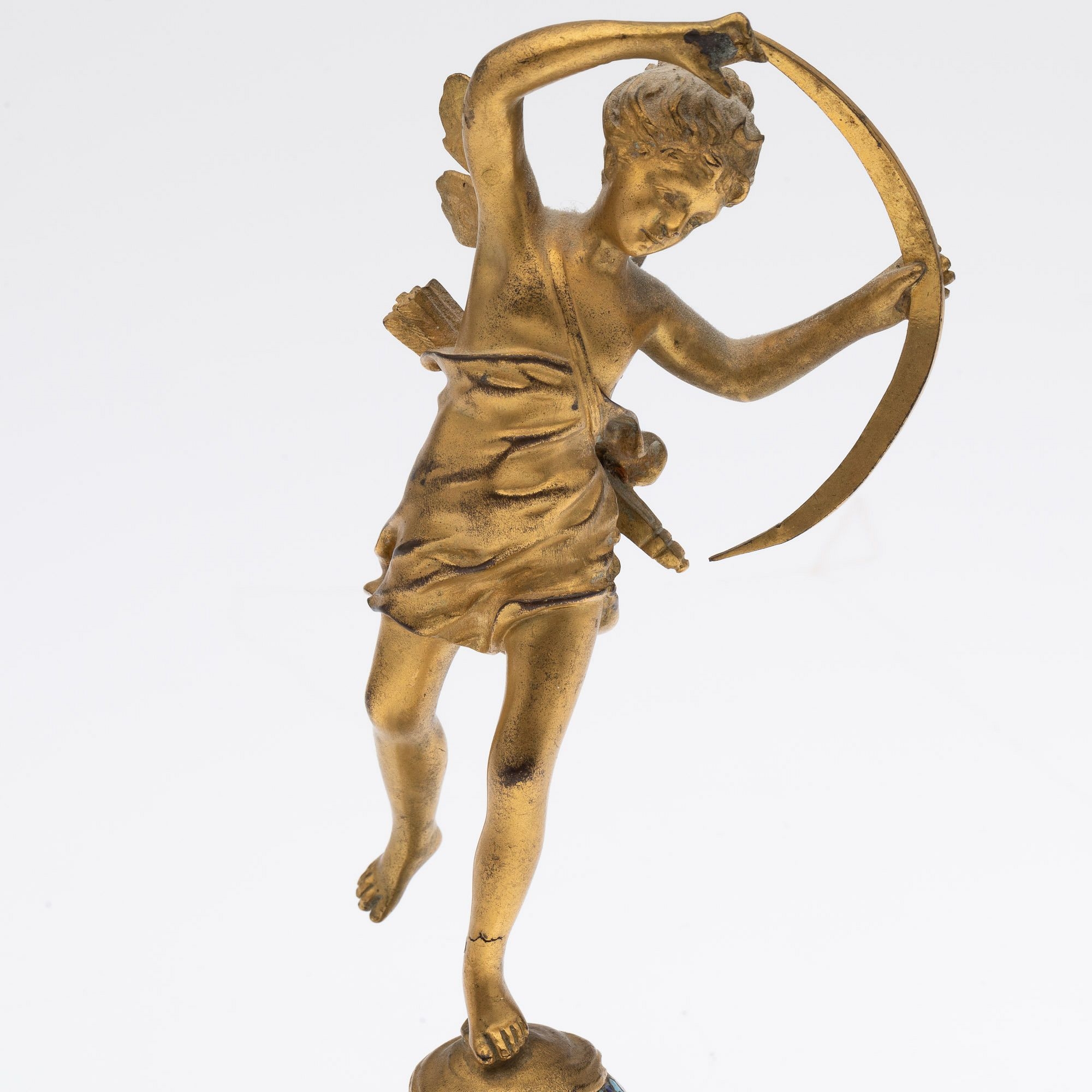 French School | Winged female figure with a bow and sheath of arrows ...