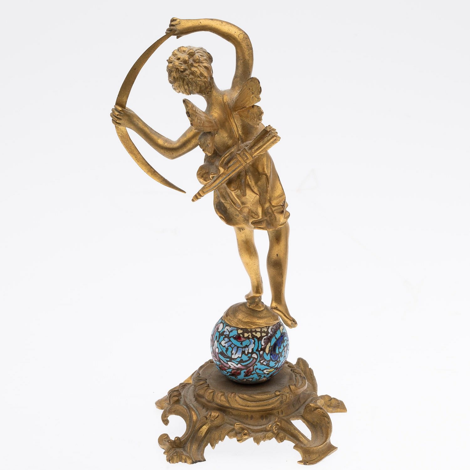 French School | Winged female figure with a bow and sheath of arrows ...