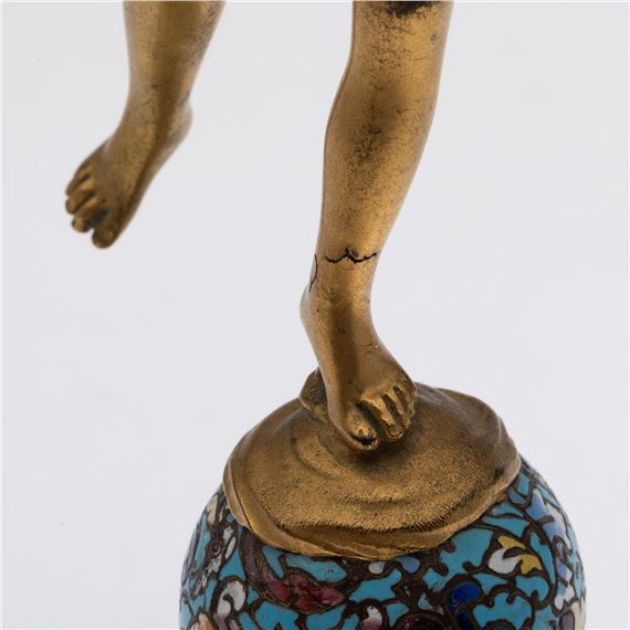 French School | Winged female figure with a bow and sheath of arrows ...