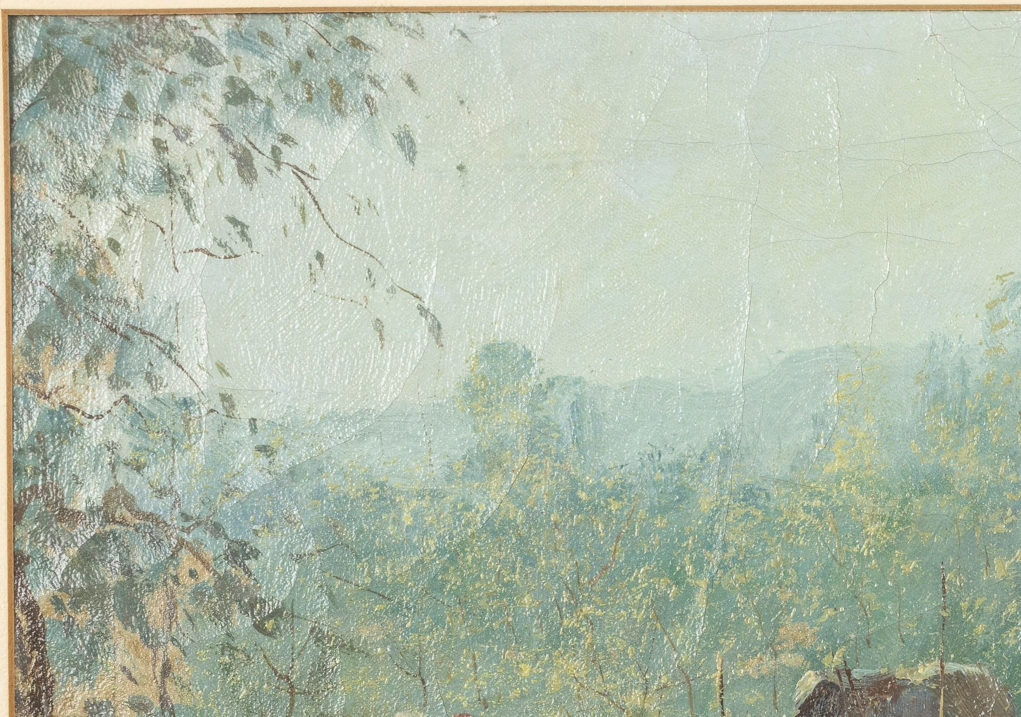 Ferruccio Rontini | Cottage with Animals and Figure | MutualArt