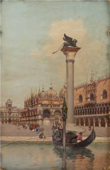 Venetian scenes by Emanuele Brugnoli