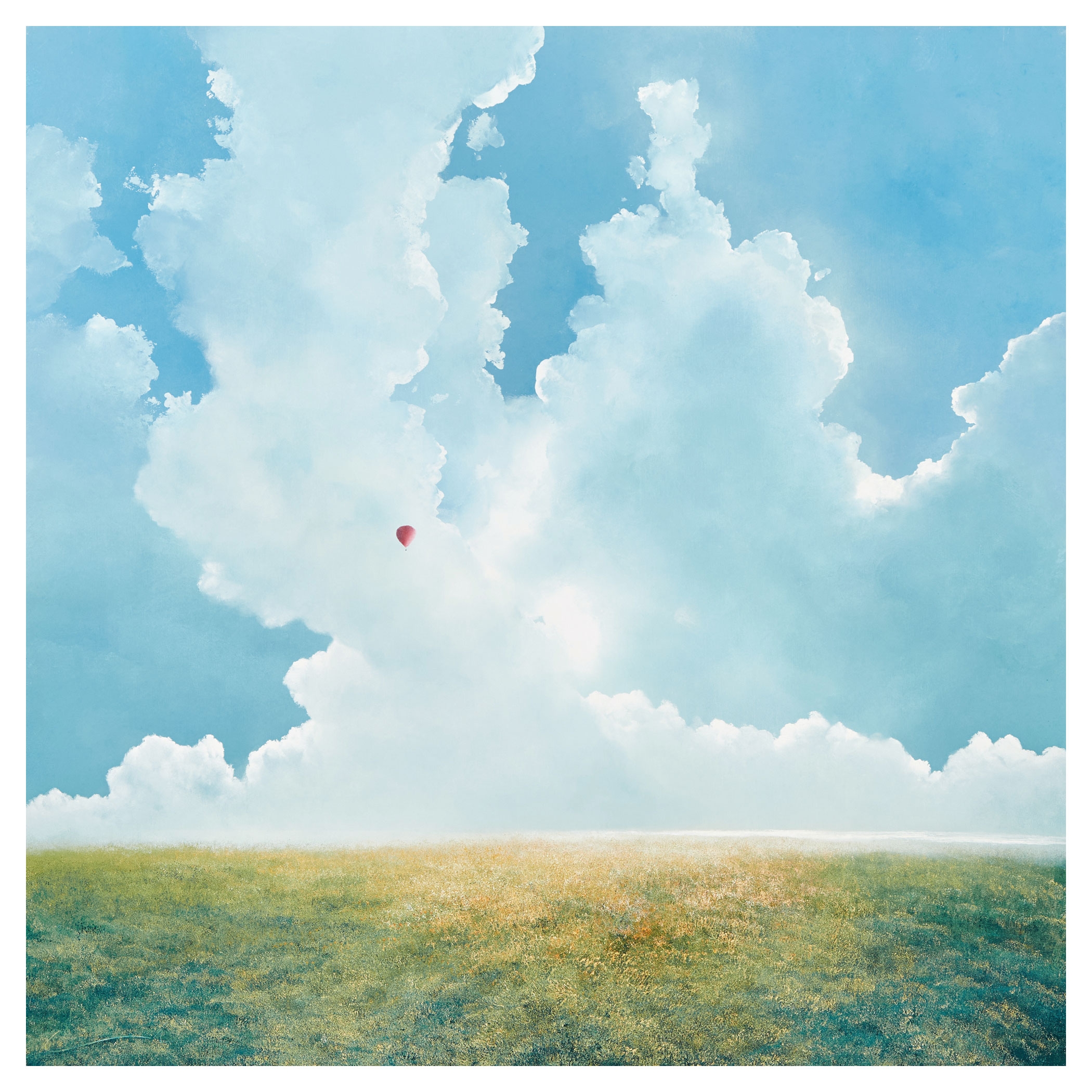 Artwork by Cristian Sainz, Heaven from here, Made of Óleo sobre tabla