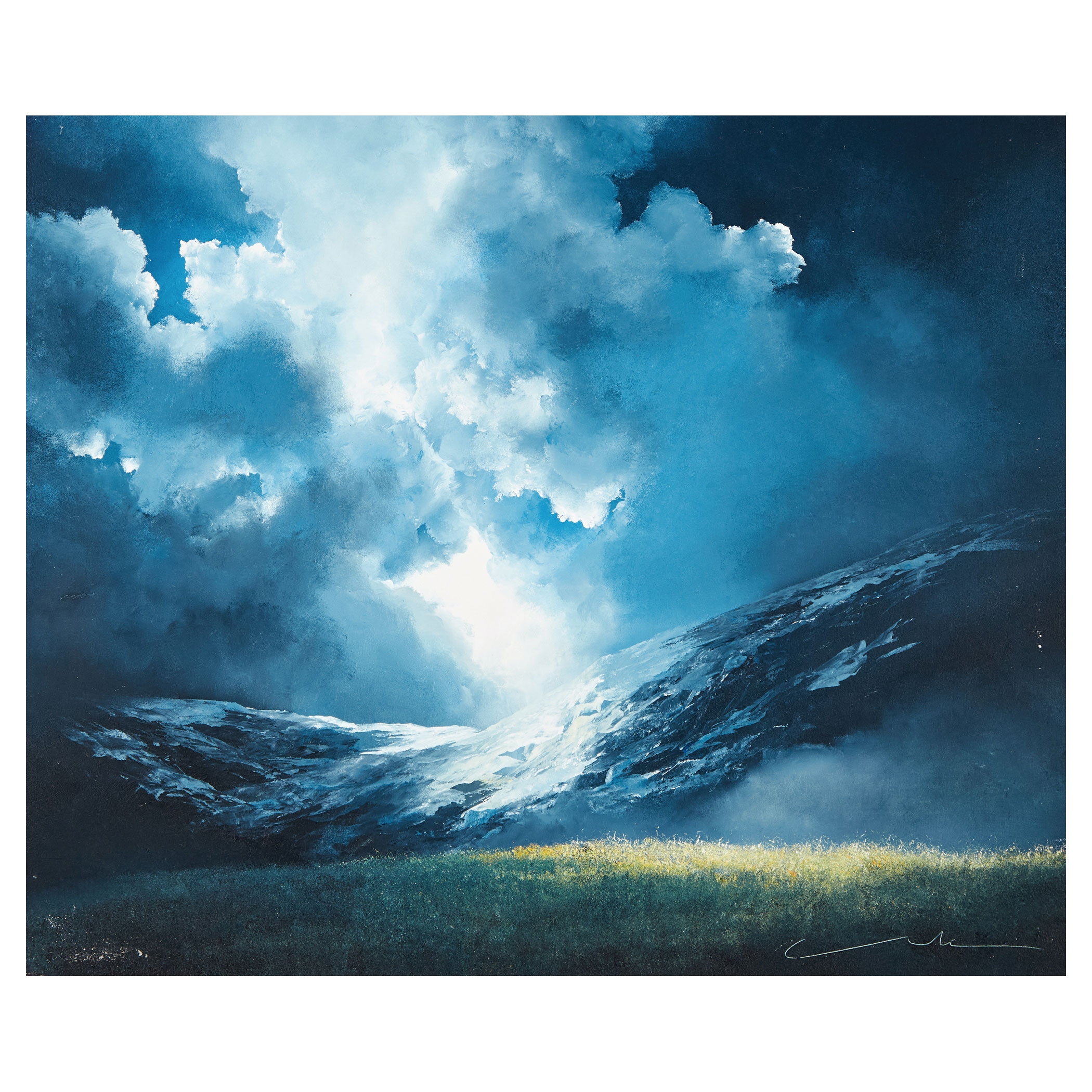 Artwork by Cristian Sainz, Amb llum pròpia, Made of Óleo sobre tabla