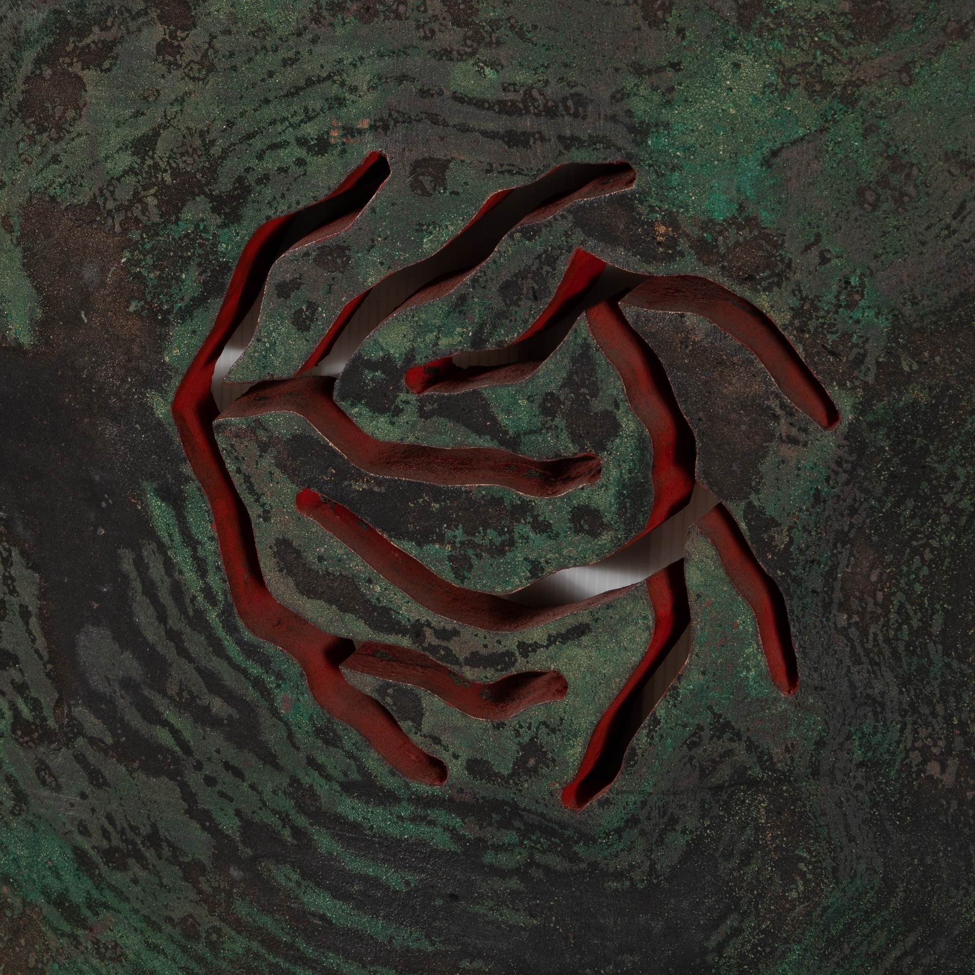 Artwork by Olavi Pajulahti, Relief, Assis-series II, Made of tempera on wood