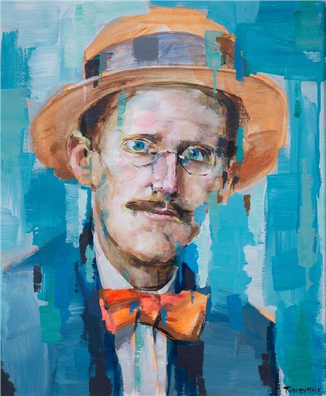Tom Byrne | PORTRAIT OF JAMES JOYCE | MutualArt