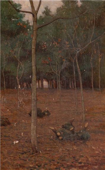 SAPLINGS, 1899 by Benjamin Haughton, 1899