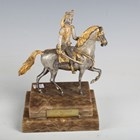 Artwork by Giuseppe Vasari, Cav Austriaco 1825 1/200, Made of silvered and gilt cast bronze