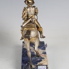 Artwork by Giuseppe Vasari, Cav Austriaco 1825 1/200, Made of silvered and gilt cast bronze