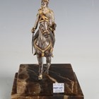 Artwork by Giuseppe Vasari, Cav Austriaco 1825 1/200, Made of silvered and gilt cast bronze