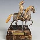 Artwork by Giuseppe Vasari, Cav Austriaco 1825 1/200, Made of silvered and gilt cast bronze
