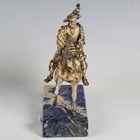 Artwork by Giuseppe Vasari, Cav Austriaco 1825 1/200, Made of silvered and gilt cast bronze