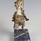 Artwork by Giuseppe Vasari, Cav Austriaco 1825 1/200, Made of silvered and gilt cast bronze