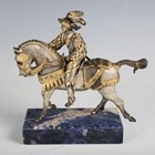 Artwork by Giuseppe Vasari, Cav Austriaco 1825 1/200, Made of silvered and gilt cast bronze
