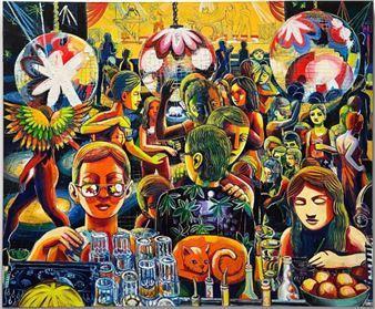 Carlo D'Anselmi: Party Time - Thierry Goldberg Gallery
