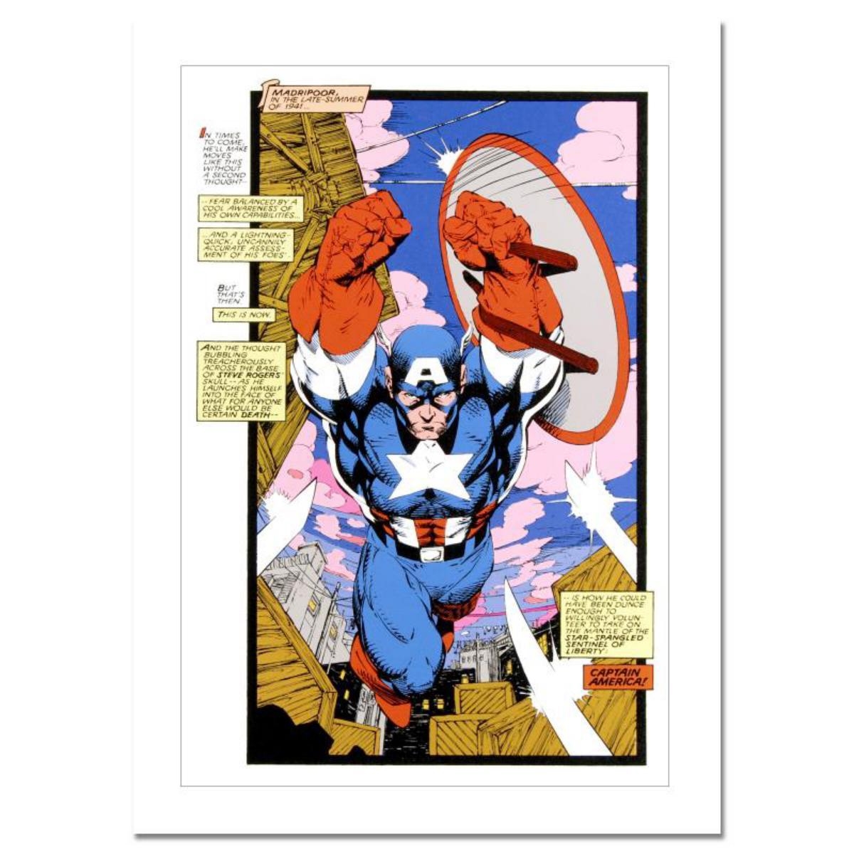 Artwork by Jim Lee, Captain America, Sentinel: Uncanny X-Men #268, Made of GICLEE