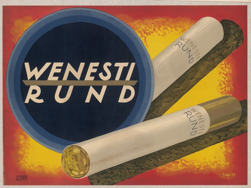 Artwork by Johannes Safis, Wenesti Rund, Made of Farblithographie mit Goldhöhungen