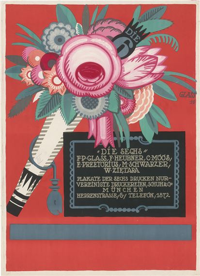 Die Sechs by Franz Paul Glass, 1914