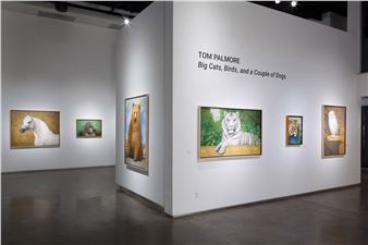 Installation view of Tommy Dale Palmore exhibition at LewAllen Galleries.