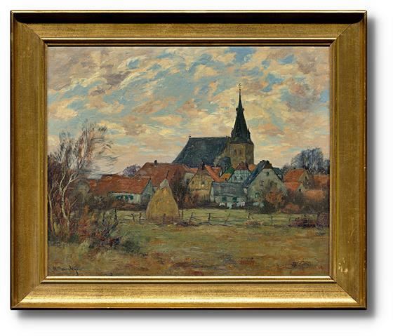 KOSTEL NAD MĚSTEM by Alfred Rasenberger