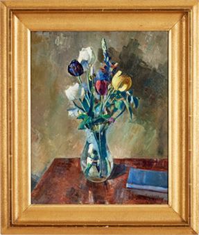Stilleben med tulpaner - John Broberg