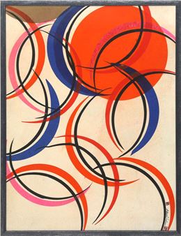 Abstracte compositie - Luciano Melegari