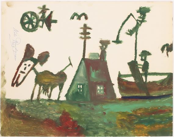 Figurkomposition by Nils Rundgren, 1969